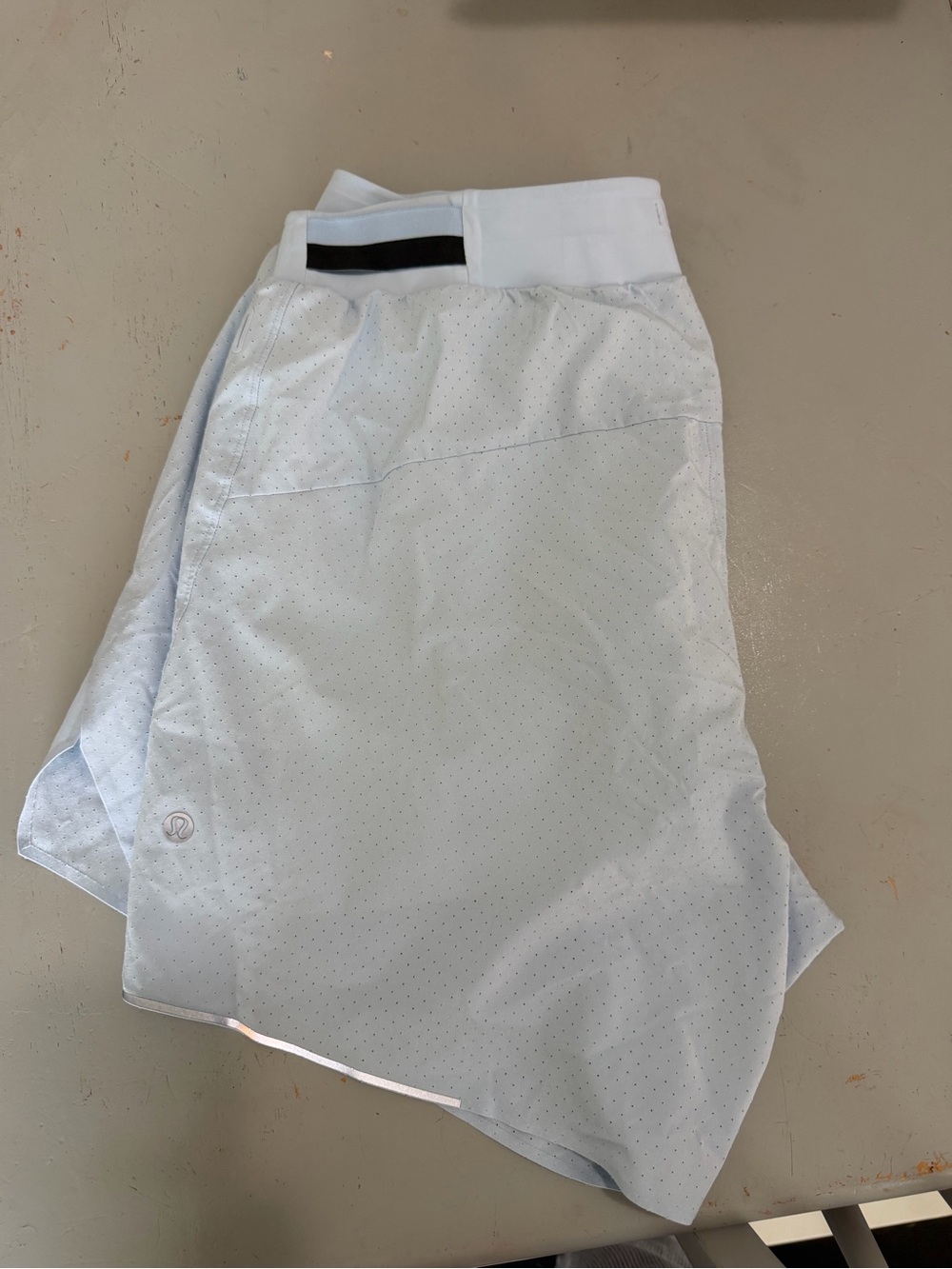 lululemon athletica Men’s Light blue fast and free 6” Athletic Shorts